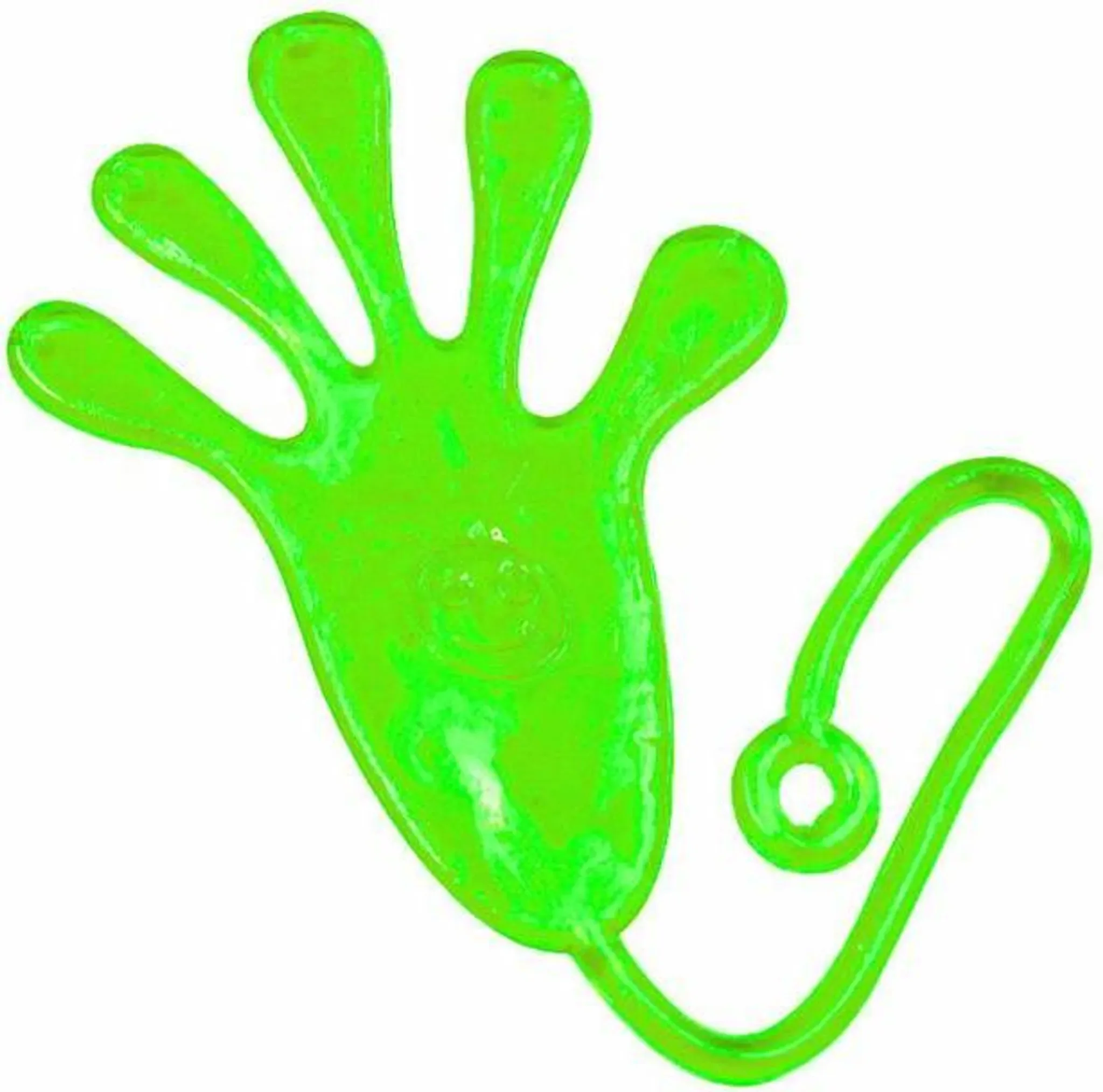 Klebrige Hand – Flexibles Schleim-Spielzeug in Grün